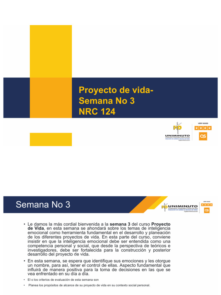 Inteligencia Emocional en Proyecto de Vida | PDF | Inteligencia ...