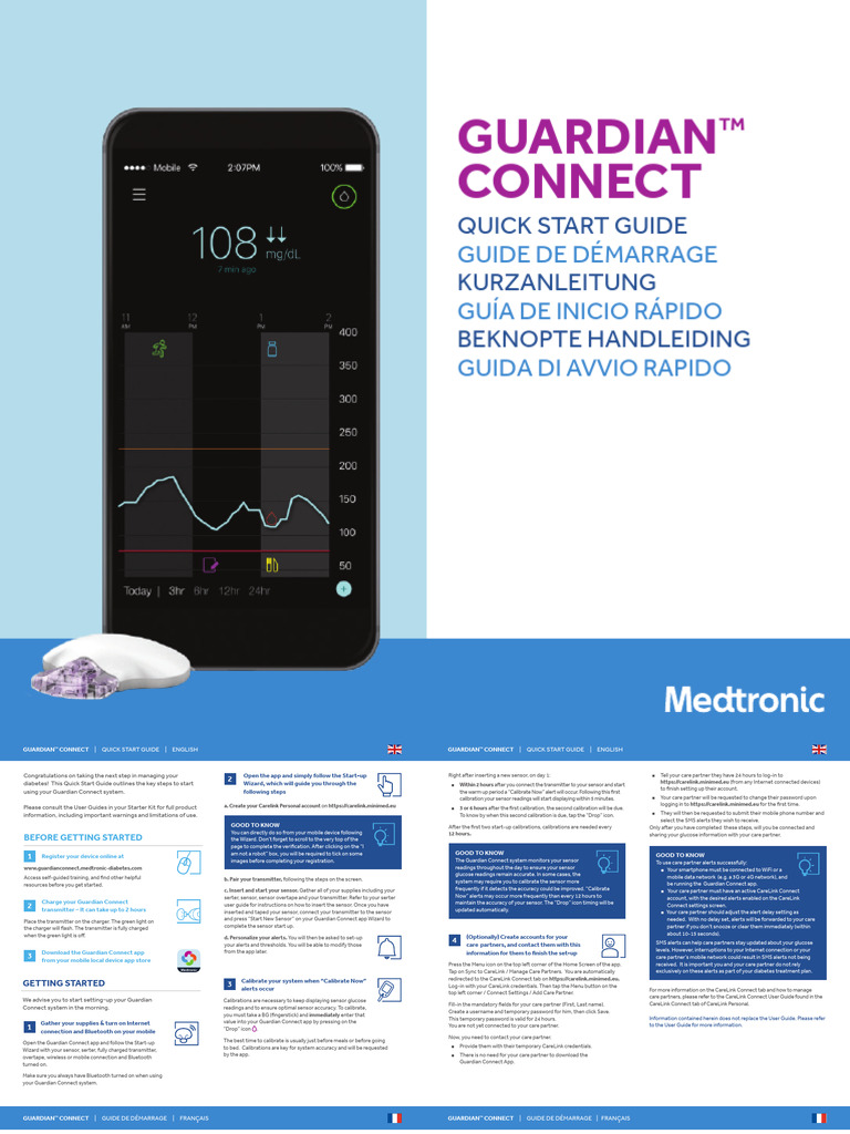 Guardian Connect Quick Start Guide | PDF | Mobile App | Computing