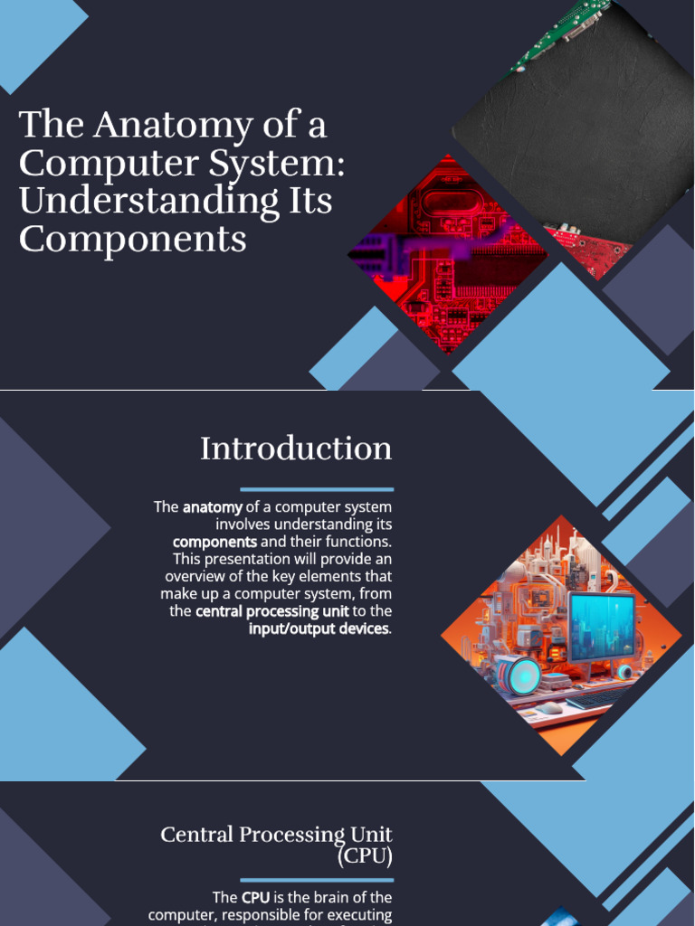 Anatomy of Computer System Components | PDF | Computer Data Storage ...