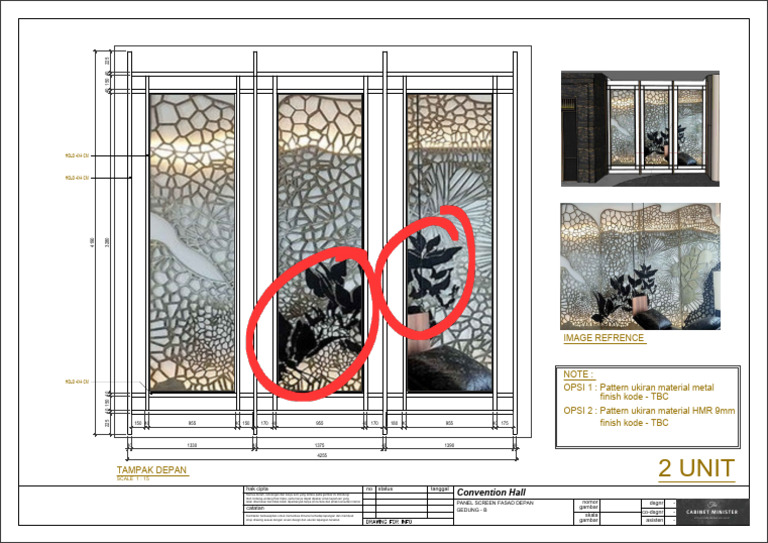 Denah Convention Hall dan Detail Desain | PDF