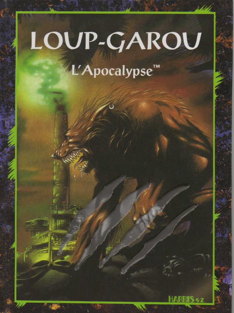 Manuel Du Conteur Loup-Garou L'Apocalypse 1ère Édition - NEUF - Hexagonal #01207