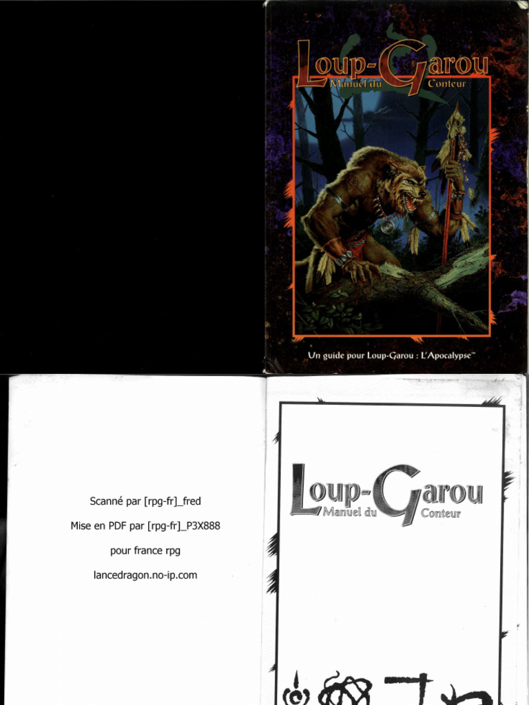 Loup-Garou L'Apocalypse - Livre de base (jdr 3ème édition en VF