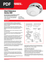 302 Series Heat Detectors Overview | PDF | Vacuum Tube | Fire Sprinkler ...