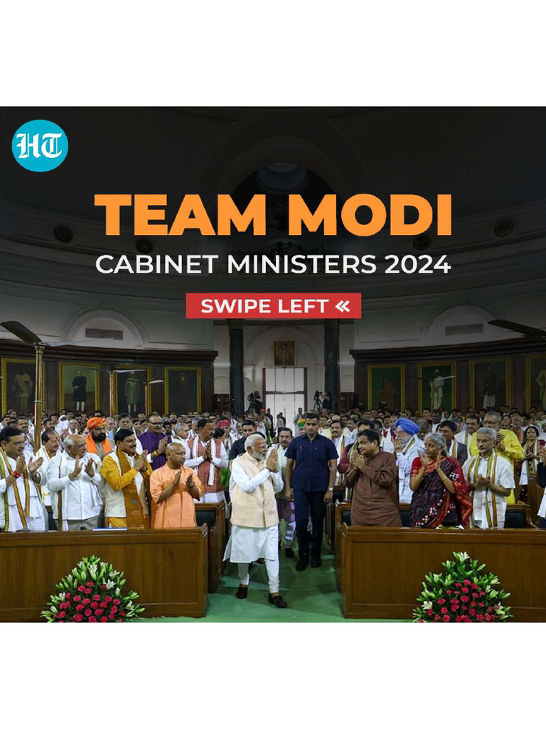 Full List of Union Ministers in Modi Govt 3.0 | PDF