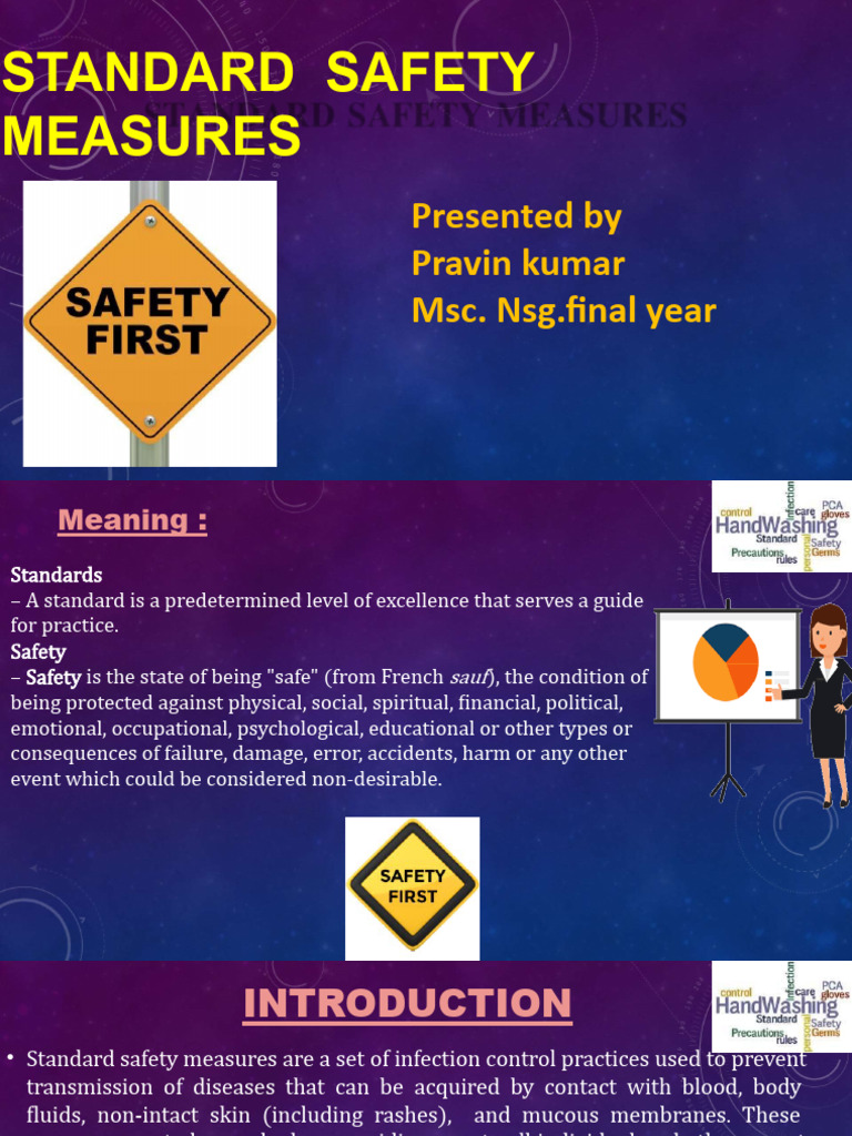 Essential Standard Safety Measures | PDF | Safety | Infection