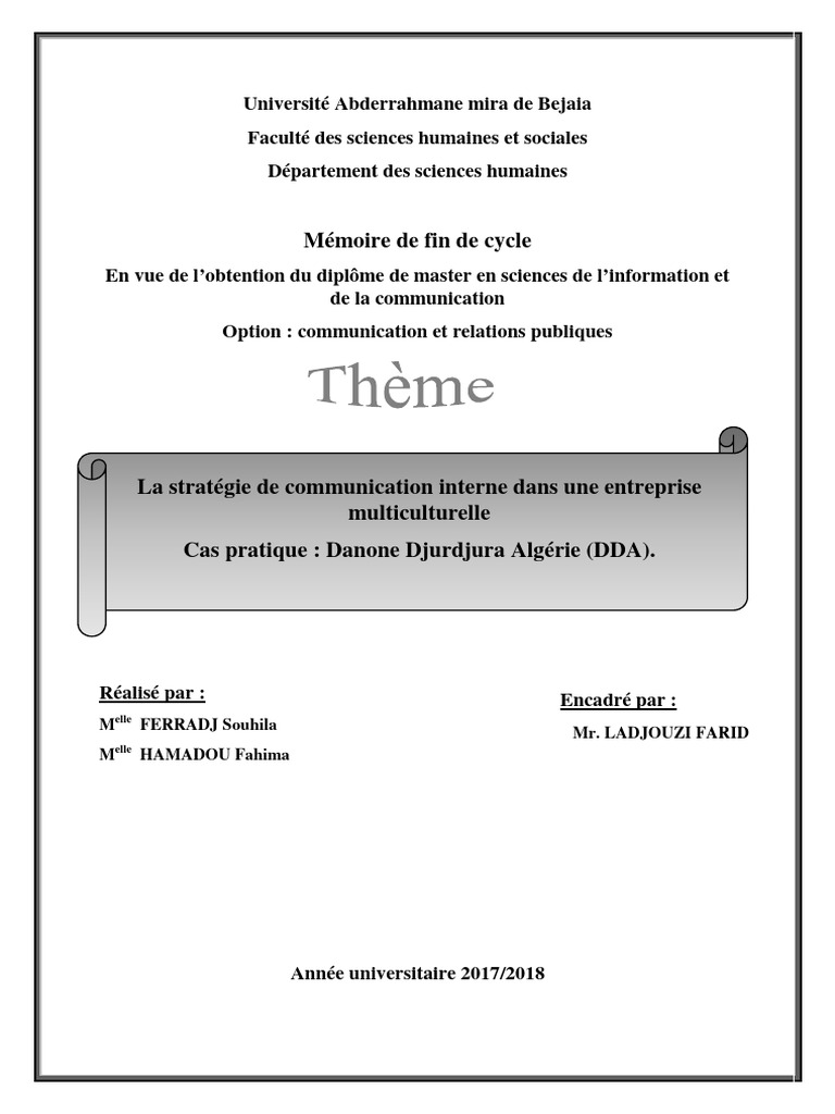 Stratégie de communication interne DDA | PDF | Business | la communication