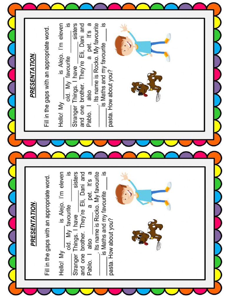 Greeting Worksheet | PDF