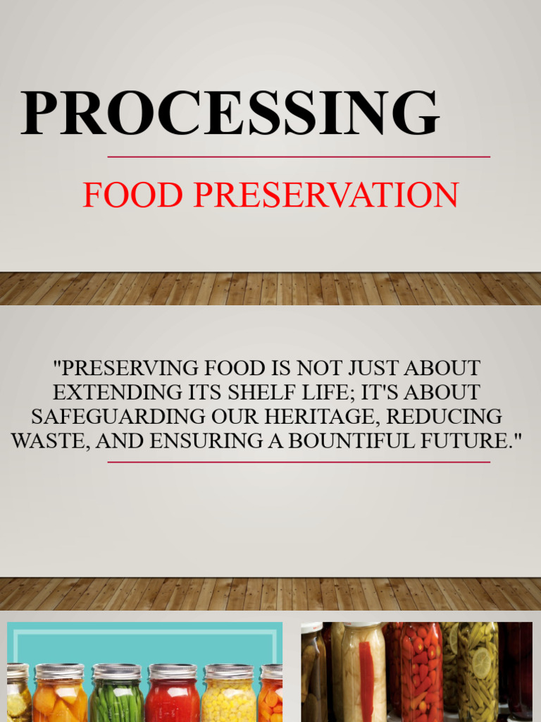 Food Preservation Download Free Pdf Food Preservation Pickling