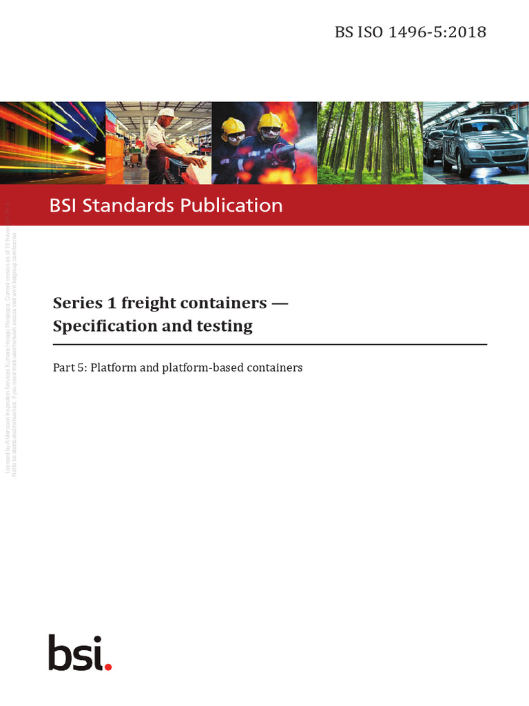 BS Iso 496-5 - 2018 | PDF | International Organization For ...