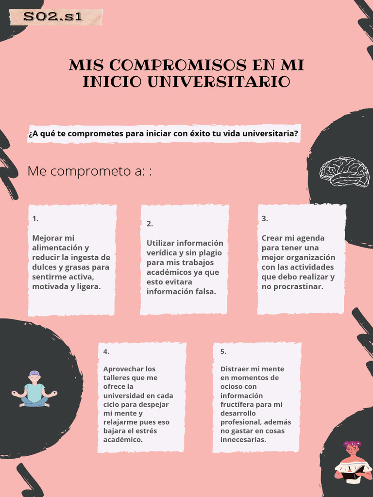 Compromisos para Éxito Universitario | PDF