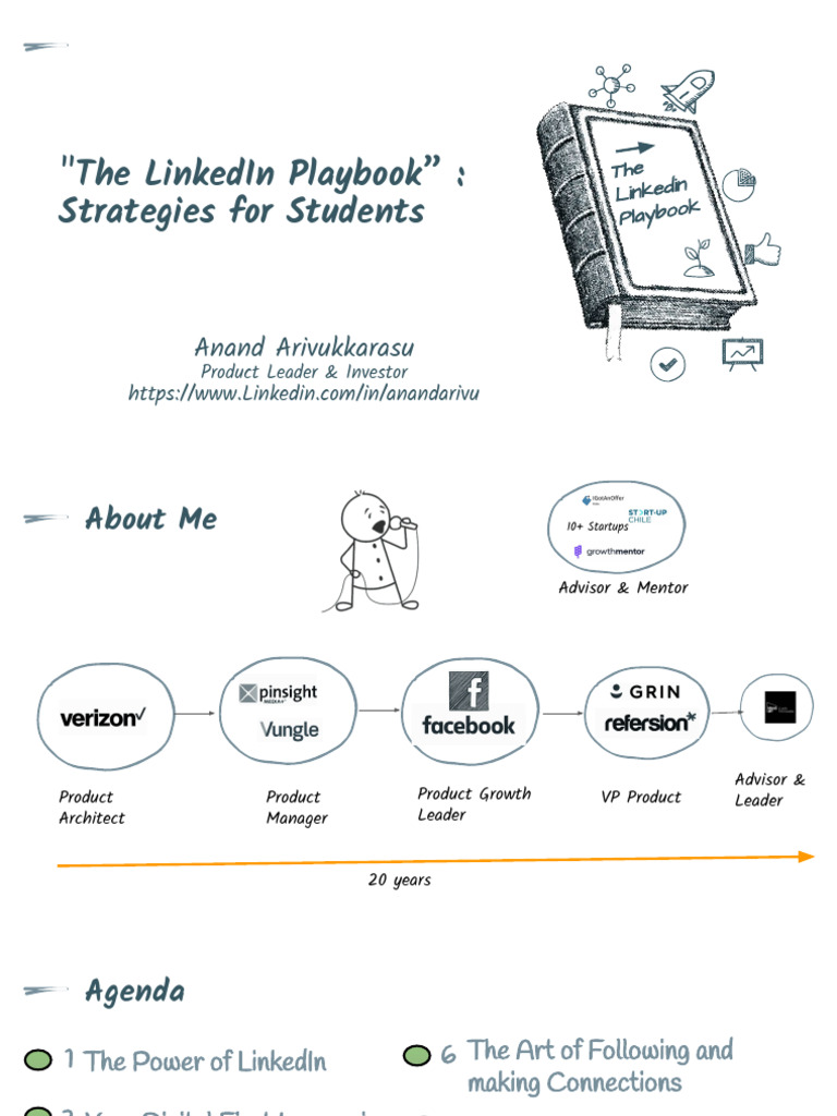 The Linkedin Playbook Strategies For Students Pdf Linked In