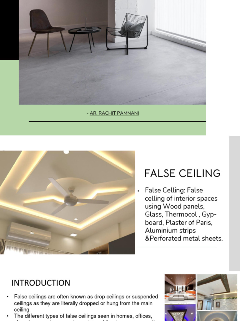 False Ceiling | Download Free PDF | Materials | Building Engineering