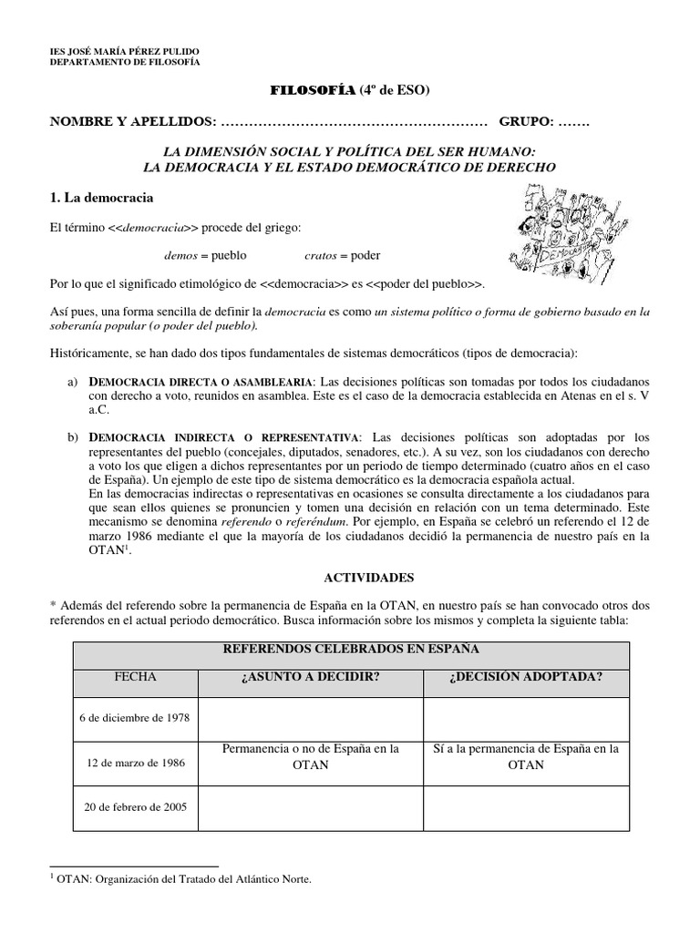 Democracia y Estado de Derecho en España | PDF | Democracia ...