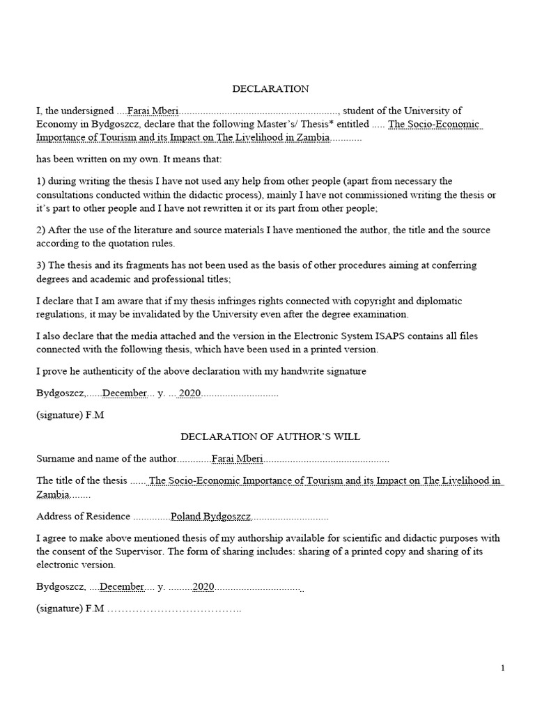 Diploma Thesis sample | PDF | Thesis | Freedom Of Expression Law
