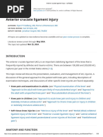 ACL-RSI Survey for Sport Readiness | PDF | Knee | Injury