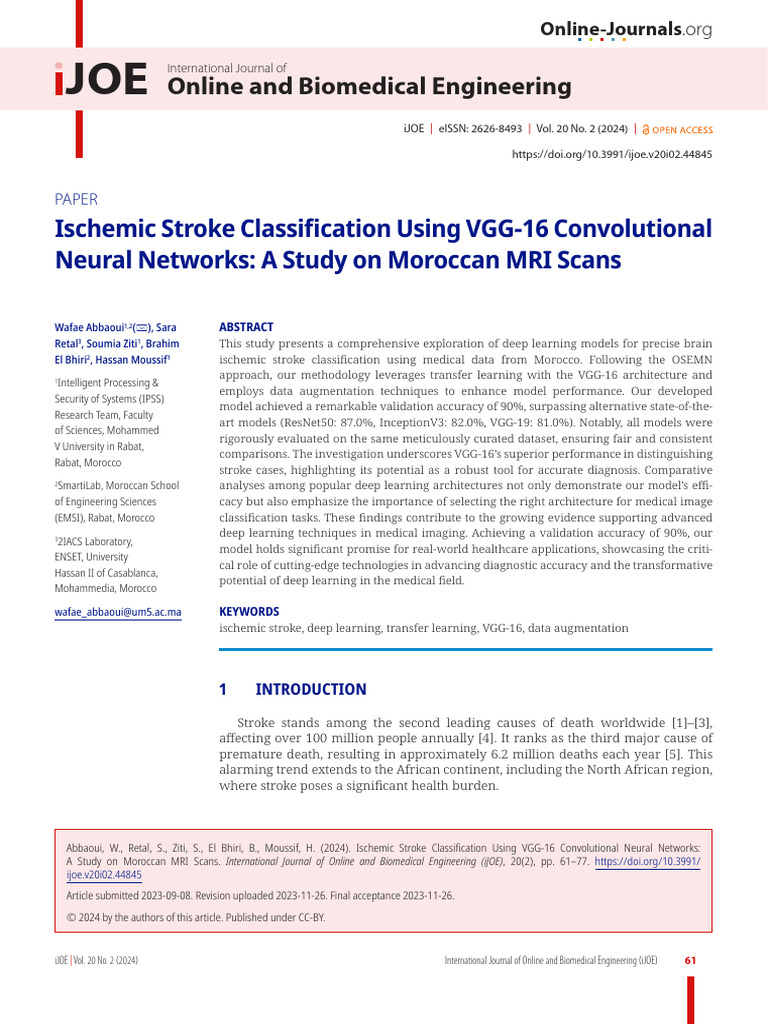 EBSCO FullText 2024 06 22 | PDF | Deep Learning | Stroke