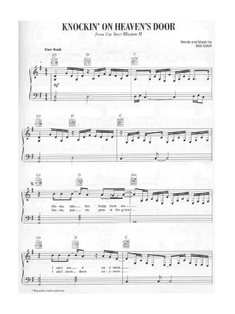 Knocking On Heaven s Door PDF