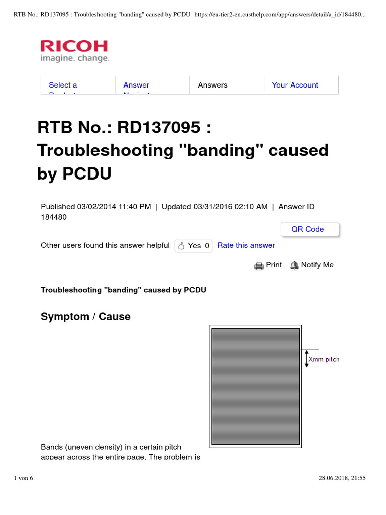 Troubleshooting Banding Caused by PCDU | PDF | Troubleshooting