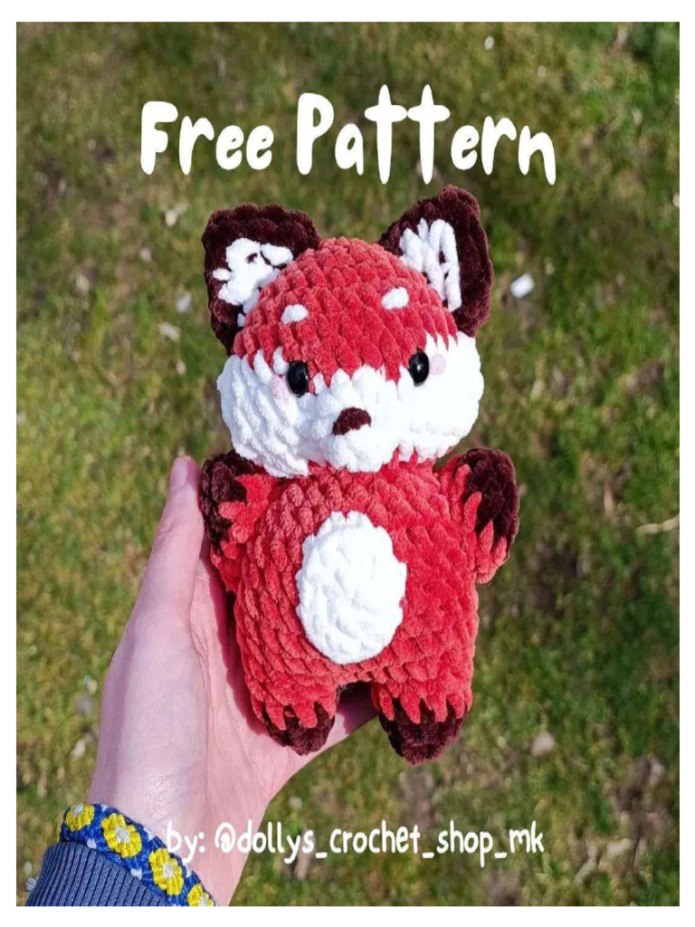 Cubby Plush Fox Crochet PDF Free Pattern | PDF