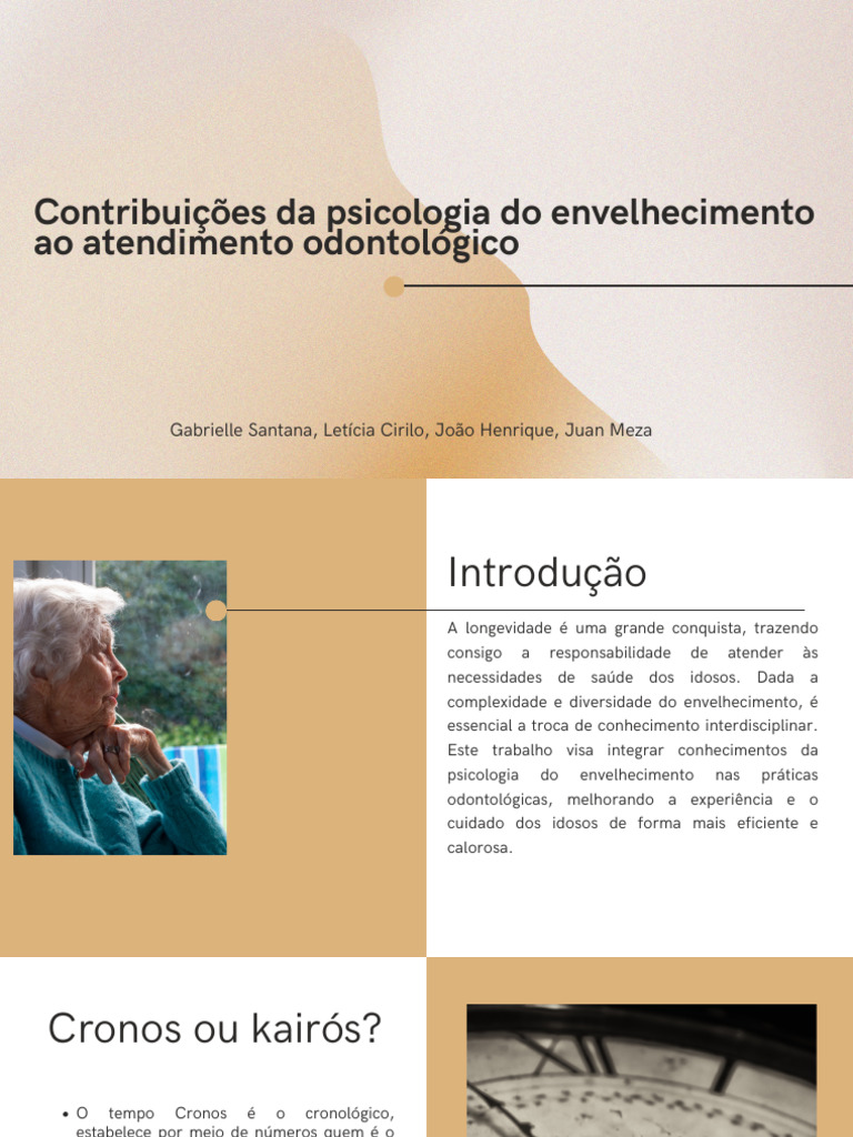 Seminário 1 - Psicologia Do Envelhecimento | PDF | Depressão ...