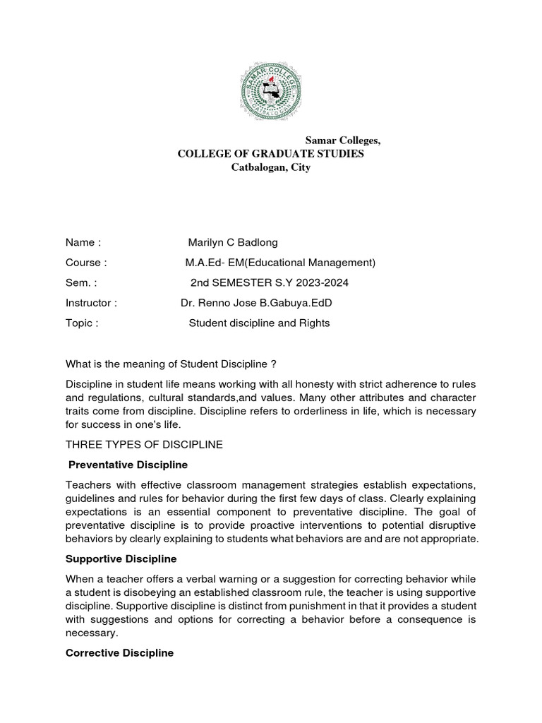 Handout in Legislation | PDF | Disciplines | Teachers