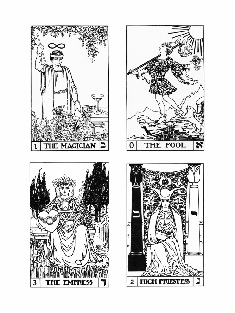 Major Arcana Tarot Cards