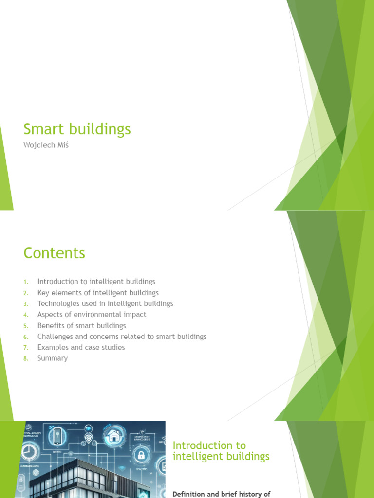 Overview of Smart Buildings and Benefits | PDF | Building Automation ...