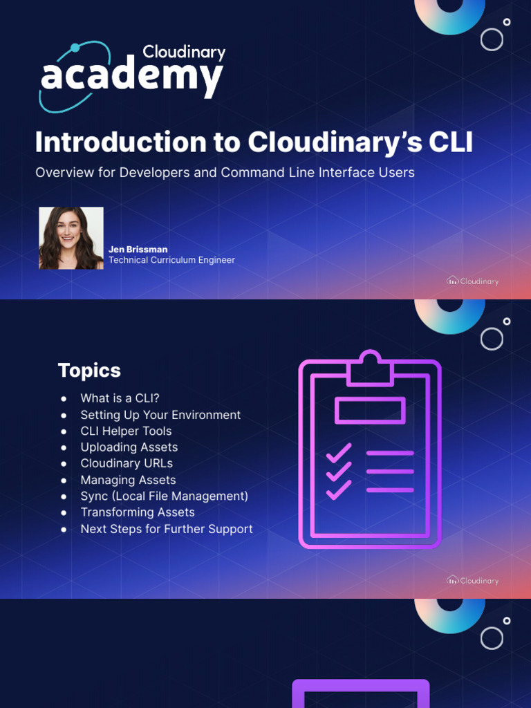 Introduction To Cloudinary's CLI: Overview For Developers and Command ...