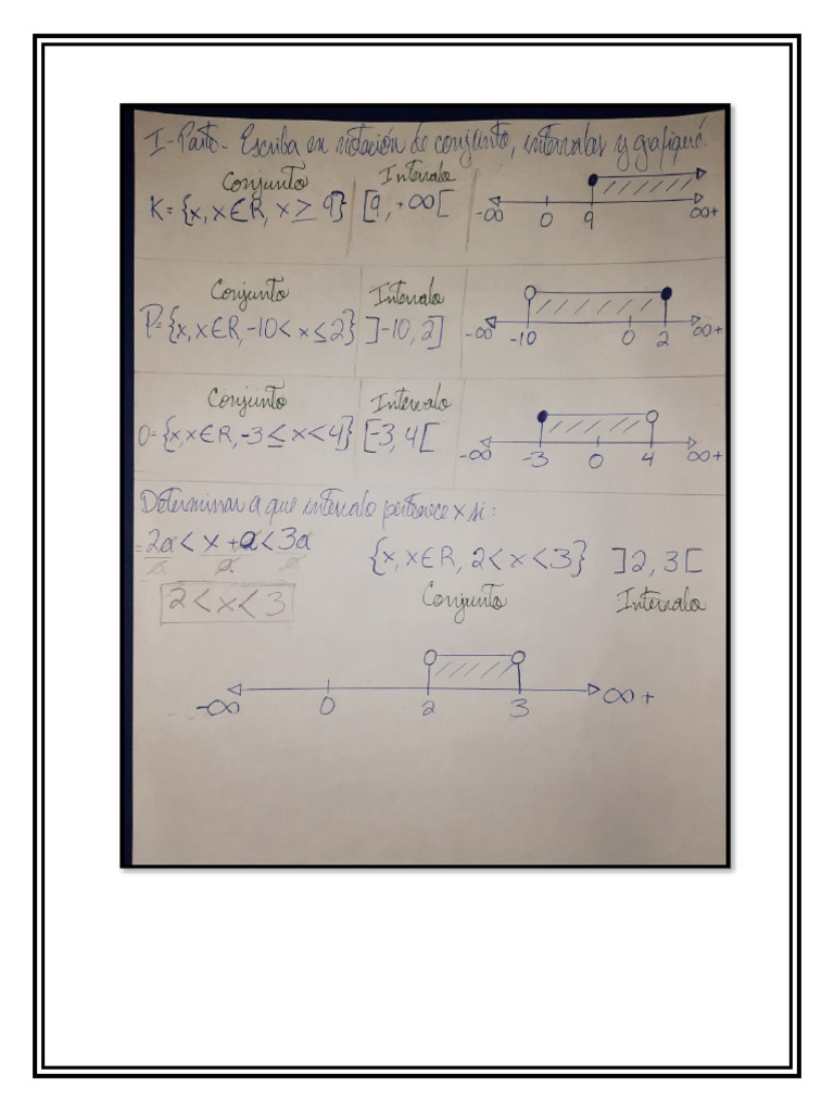 Ejercicio 1 Intervalos Pdf