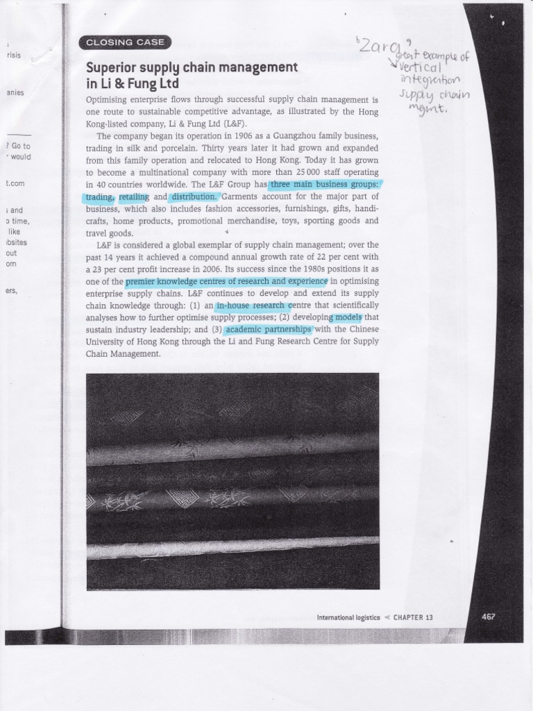 Case4 Superior Supply Chain Management in Li & Fung LTD PDF