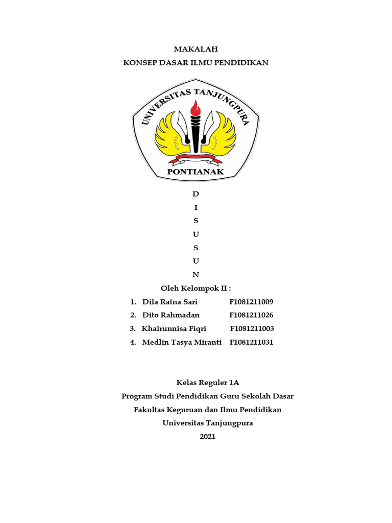 02 - Konsep Dasar Ilmu Pendidikan | PDF | Karier & Perkembangan
