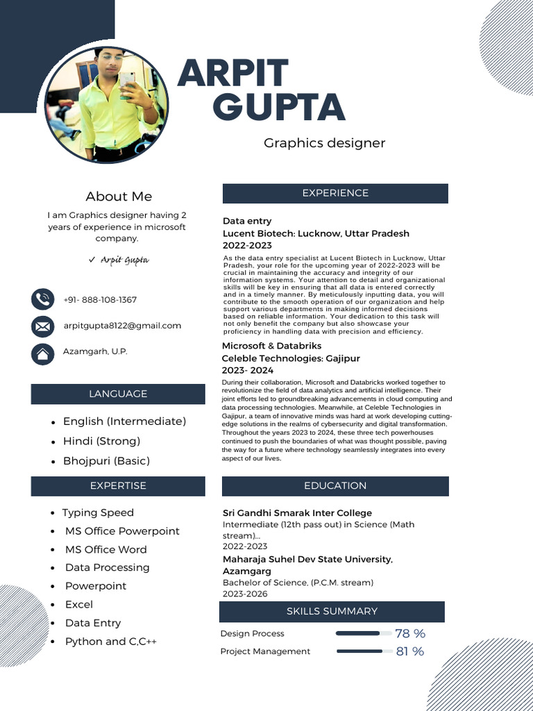 Arpit | PDF | Data | Computing