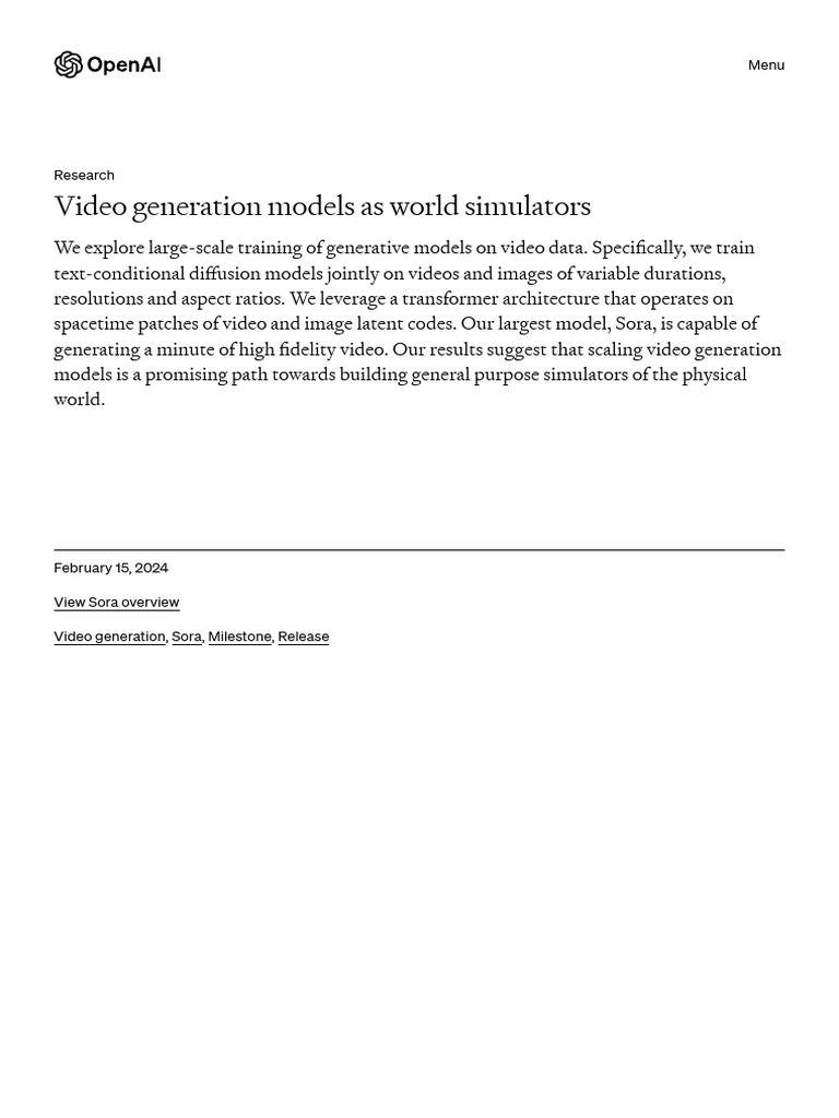 240217-sora-report-download-free-pdf-video-3-d-computer-graphics