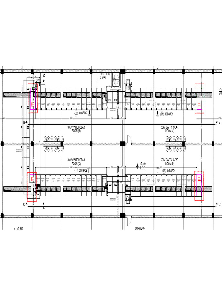 33kV Switchgear Room Layout and Specs | PDF | Building Technology ...