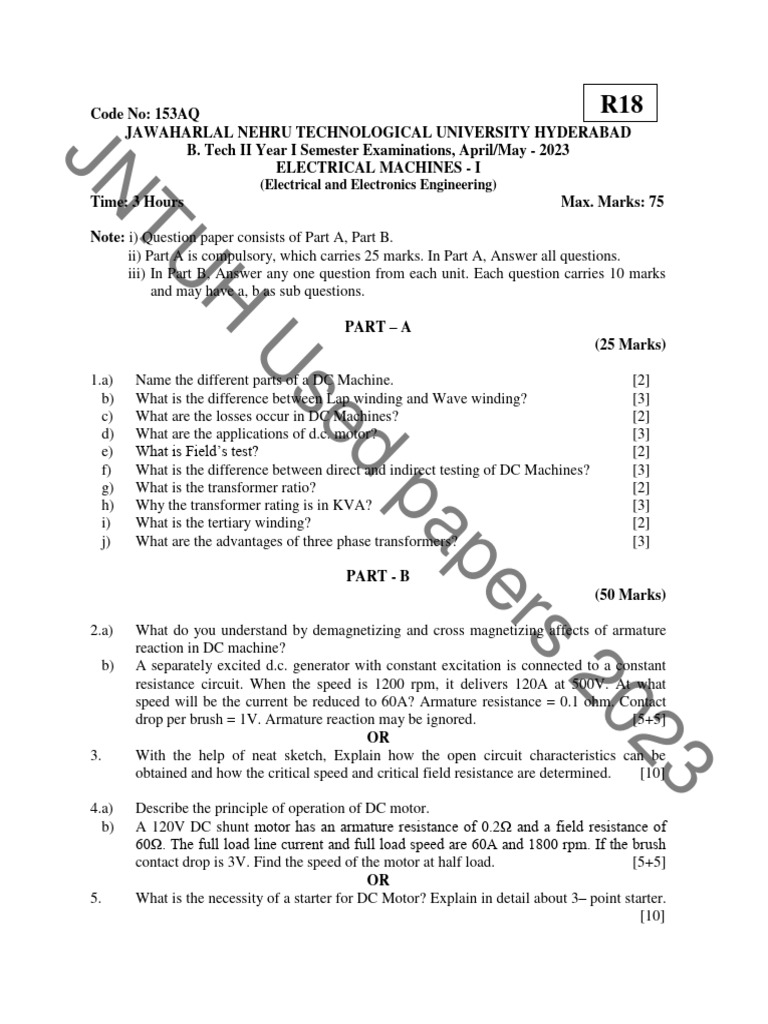 Aprilmay 2023 pdf transformer physical quantities