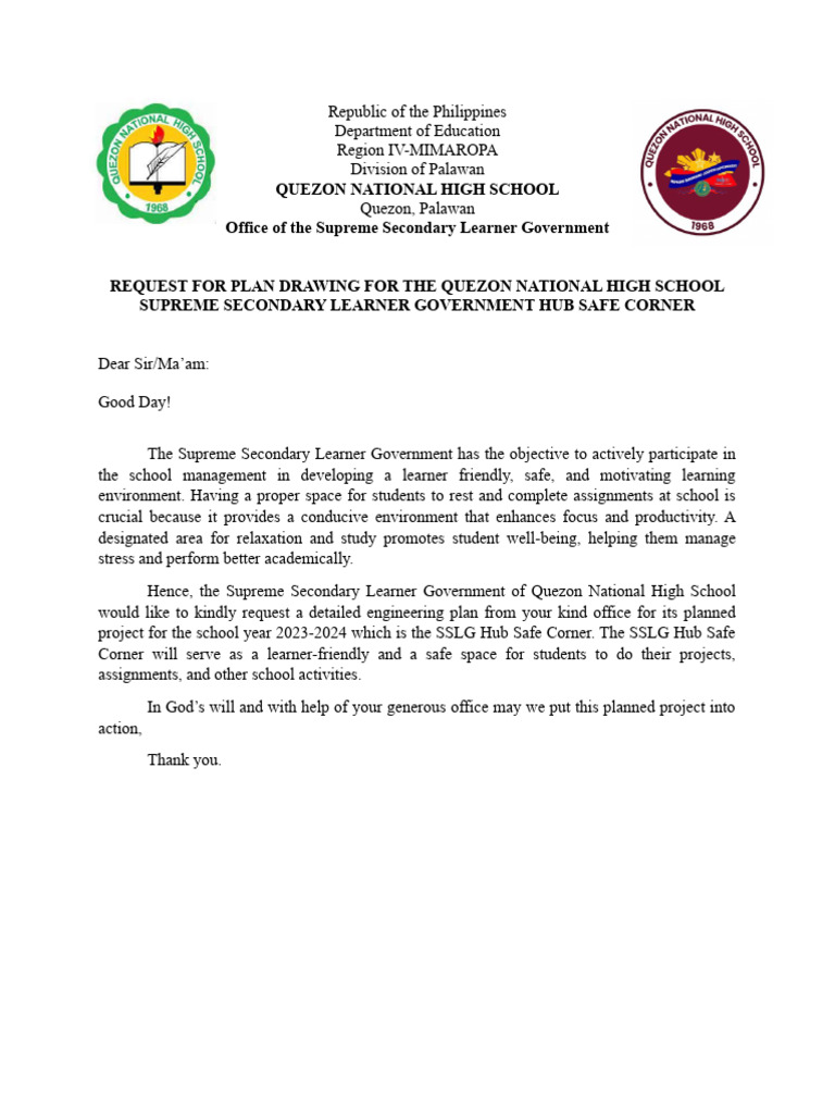 SSLG Solicit Letter | PDF
