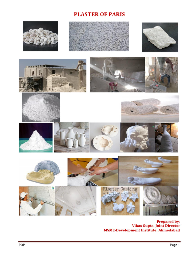 Overview of Plaster of Paris Production | PDF | Plaster | Porcelain