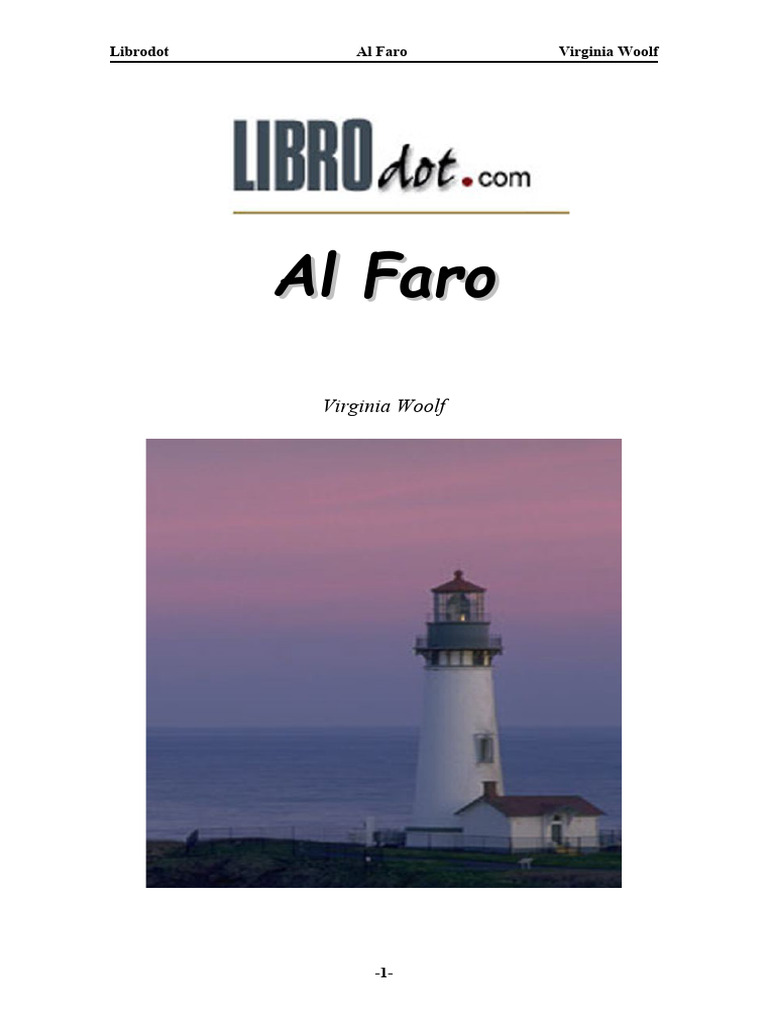 Al faro - Woolf Virginia (1927) | PDF | Al faro