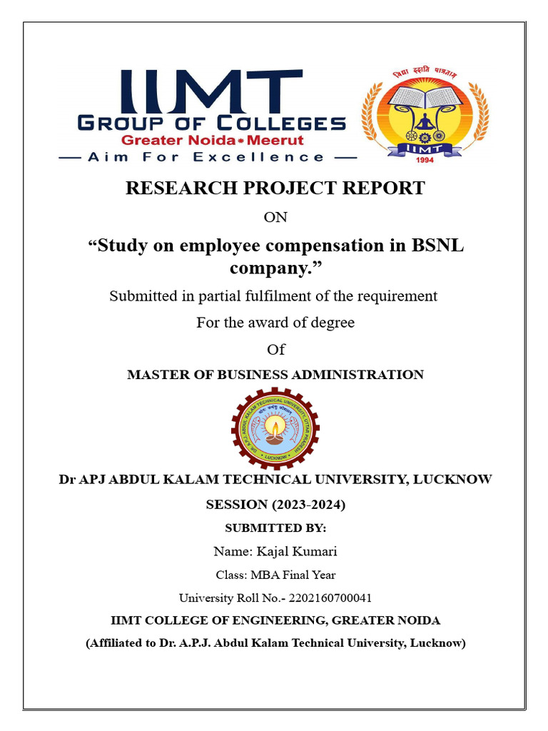 Final Year Research Project Report - New | PDF | Cost Of Living ...