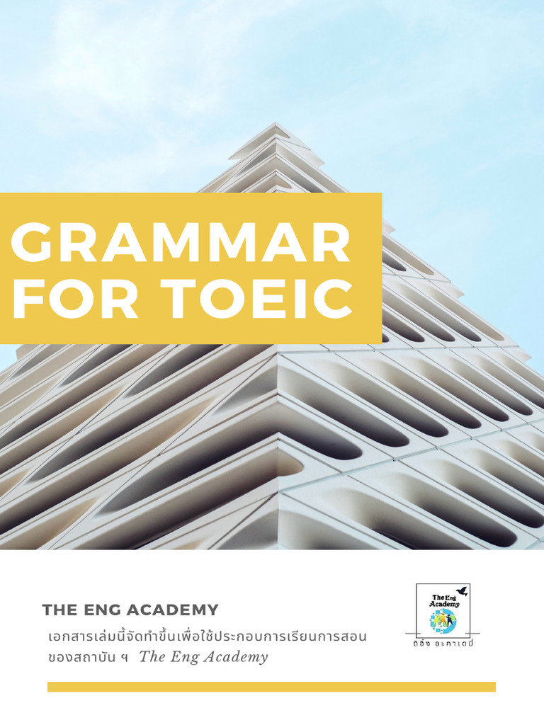 Grammar For Toeic Completed Version Pdf