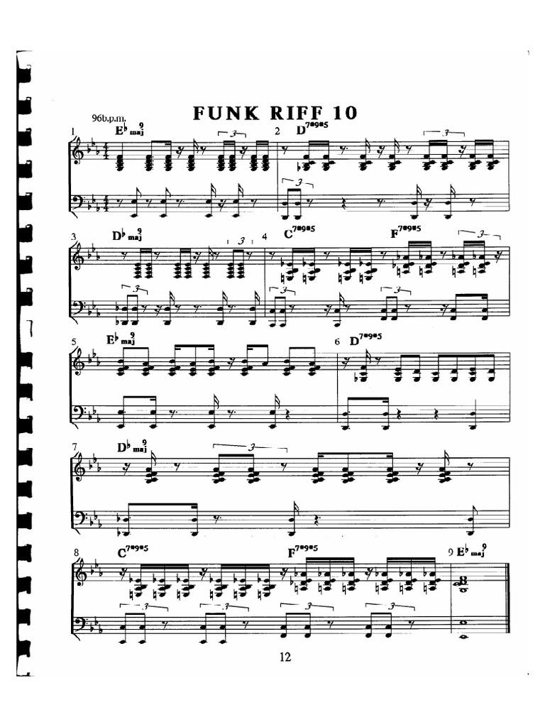 Funk Riff 10 | PDF