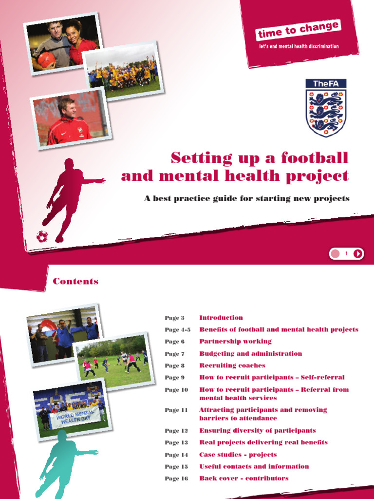 Football and Mental Health Project Guide | PDF | Mental Health | Health ...