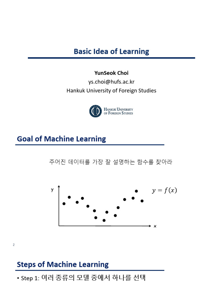 Basic Idea of Learning | PDF