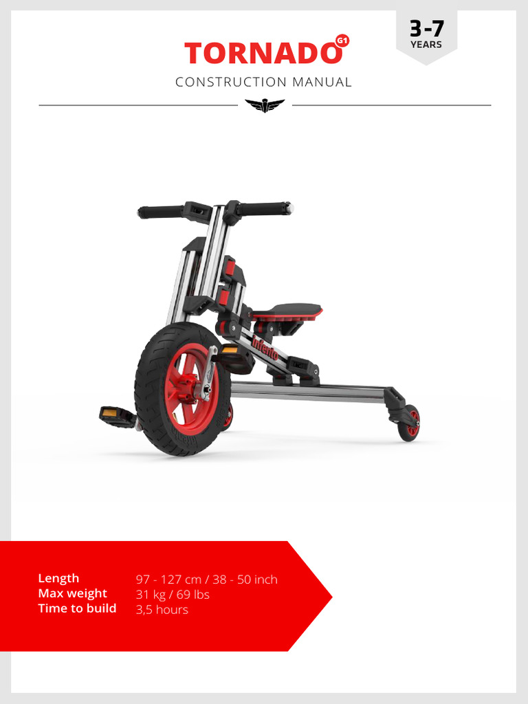 Infento Tornado G1 Assembly Manual | PDF | Screw | Nut (Hardware)