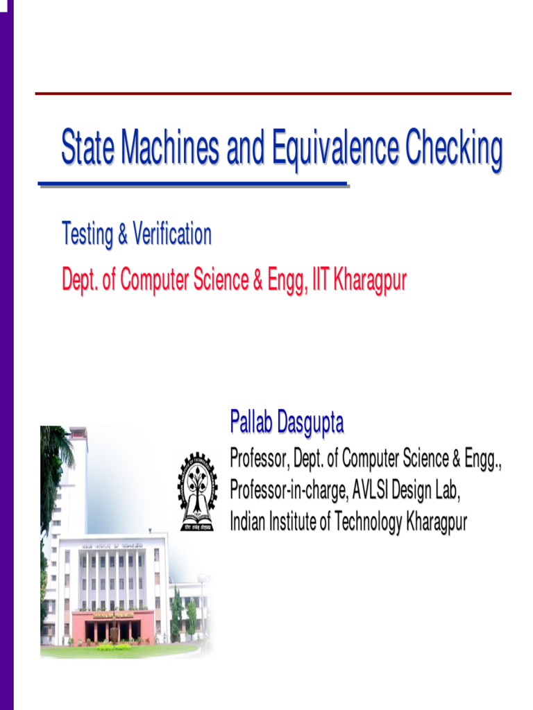 Lec 9 StateMCs Equiv Checking | PDF | Automata Theory | Models Of ...