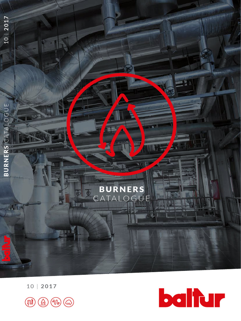 Baltur Burners Product Catalogue 2017 | PDF | Exhaust Gas | Combustion