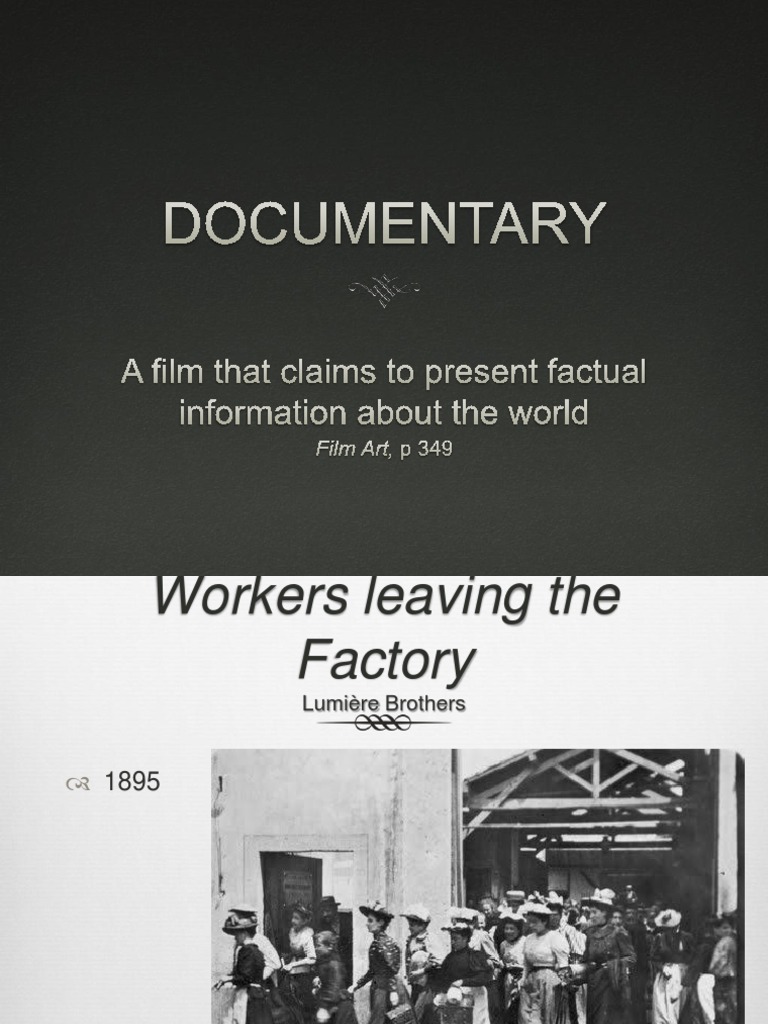 Documentary Film Definitions and History | PDF | Documentary Film