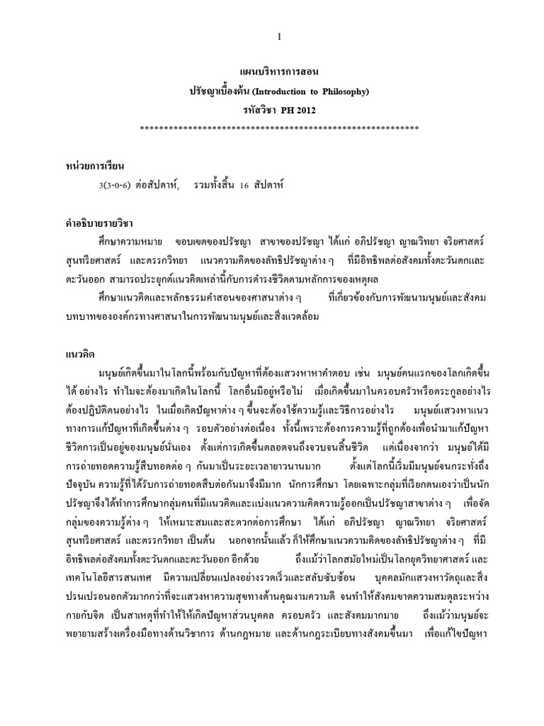 Introduction To Philosophy | PDF
