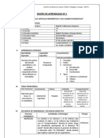 Sesión de Aprendizaje #1 Neptali