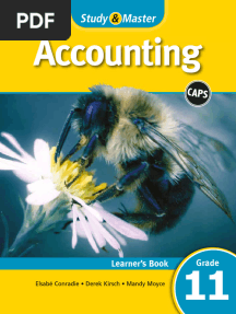 Study & Master Accounting Grade 11 Learners Book